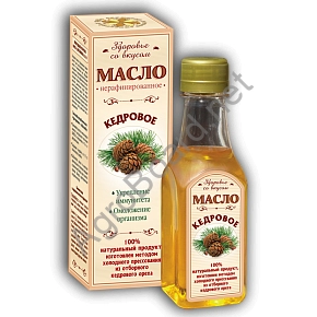 Кедровое масло холодного отжима, 200 мл